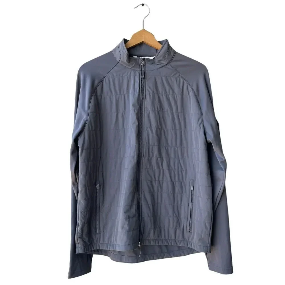 Peter Millar Merge Hybrid Performance NORFLEET Jacket Iron Crown Sport Size L